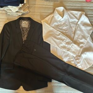 Appaman little boys black suit with shirt